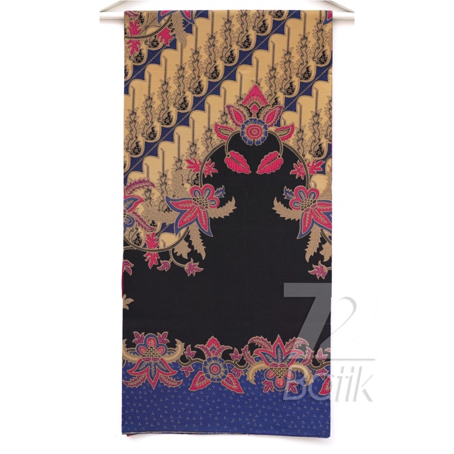 KAIN BATIK PREMIUM Bahan Katun Motif Parang Merah Biru Tua Darkblue Cream Krem Hitam 725434 Cap 72 Jarik Jarit Samping Kebat Panjang Batik Katun Modern Premium Bahan Seragam Batik Pernikahan Kantor Keluarga Murah Kamen Jadi Batik Bali Lembaran