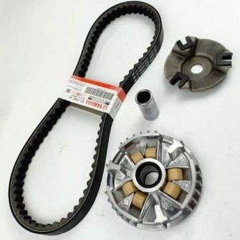 PAKET CVT KOMPLIT VANBELT V-BELT VAN BELT RUMAH ROLLER ROLER SET MIO MIO NEW MIO SMILE NOUVO NUVO MIO SOUL 5TL