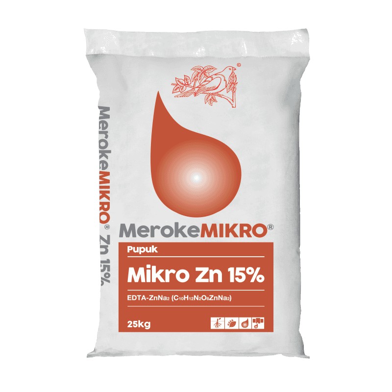 Meroke Mikro Zn EDTA 500 gr - Nutrisi Mikro Zinc Hidroponik Grade