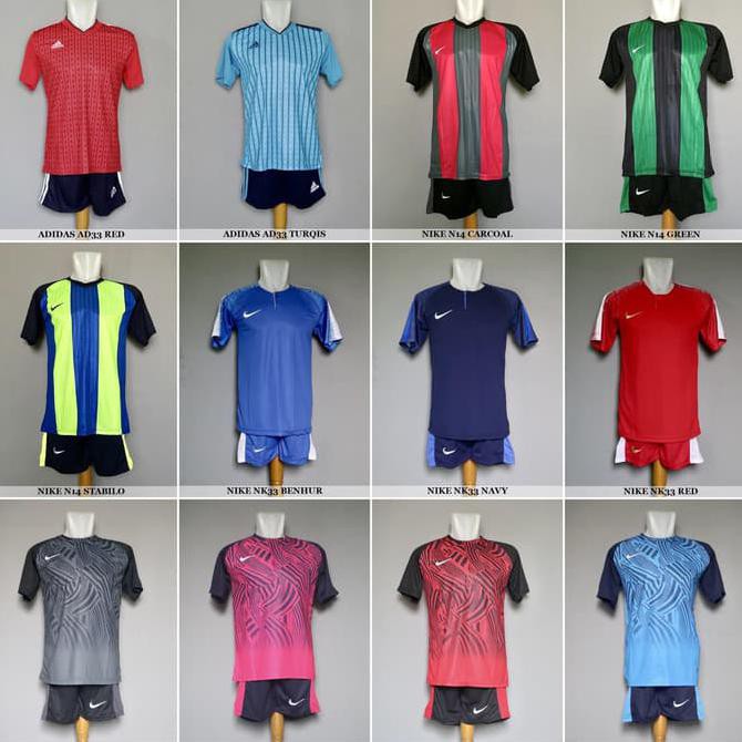 Diskon Baju Kaos Olahraga Jersey Bola Setelan Futsal Adidas Nike Puma Murah Terbaru