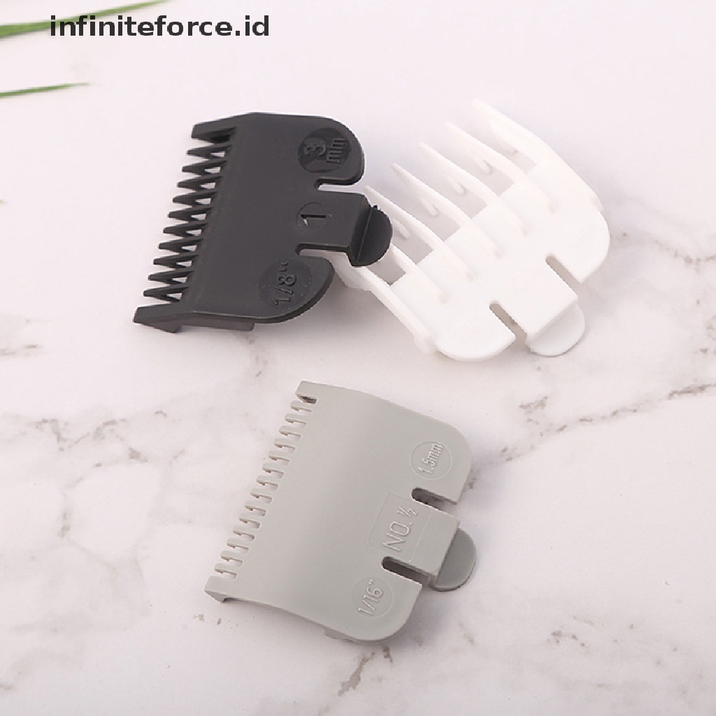 Infiniteforce.id 3Pcs / set Sisir Panduan Alat Cukur Rambut Universal