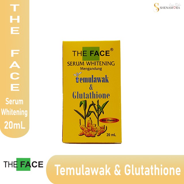 THE FACE Temulawak Whitening Serum with Glutathione 20ml