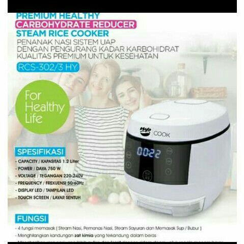 mayaka RCS 302 3HY steam rice cooker premium healthy RCS302 3 HY