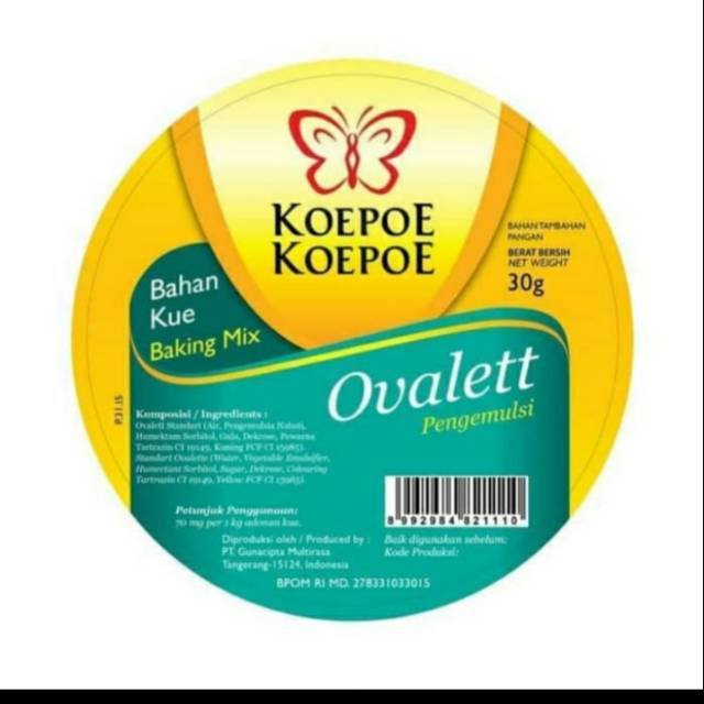 

KOEPOE KOEPOE OVALETT 35 gram