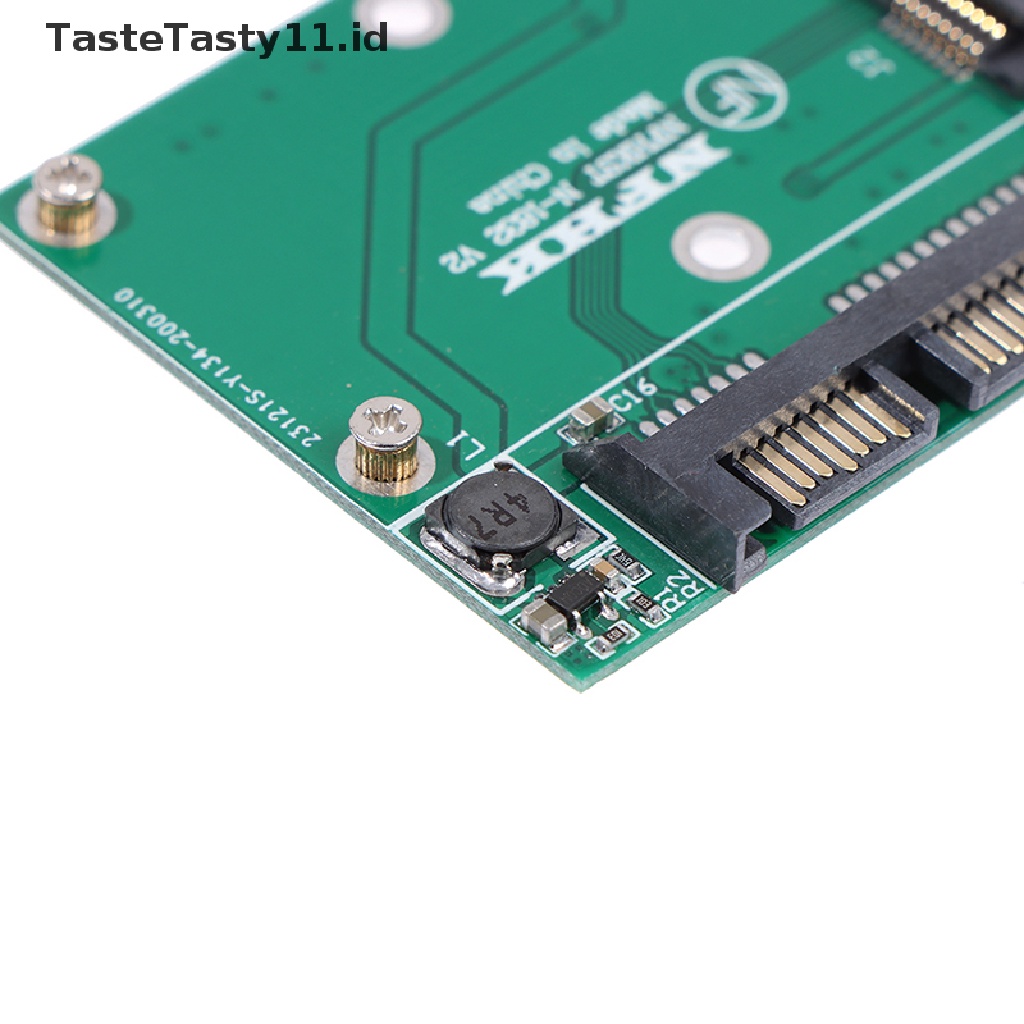 (TasteTasty) Papan Adapter Konverter Standar MSATA SSD Ke SATA 2.5 &quot;Untuk Laptop / Desktop