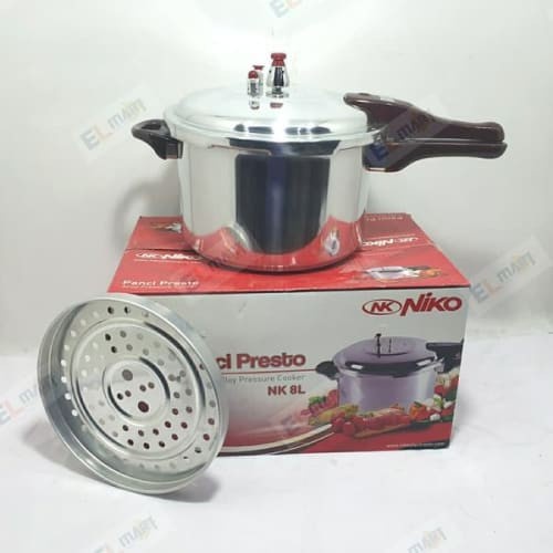 NIKO PANCI PRESTO NK - 5 L Alloy Pressure Cooker 5 Liter Panci Presto Bahan Alumunium