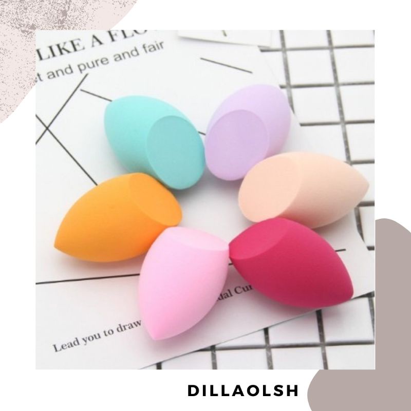 SPONGE MAKE UP COLORFULL UNIK BLENDED BLENDING PUFF SPONGE BEAUTY BLENDER KOSMETIK BEAUTY SPONGE