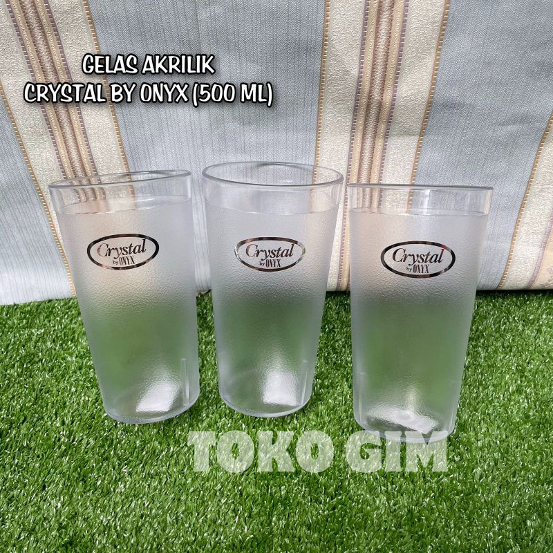 Gelas Akrilik Crystal Onyx 500 ML