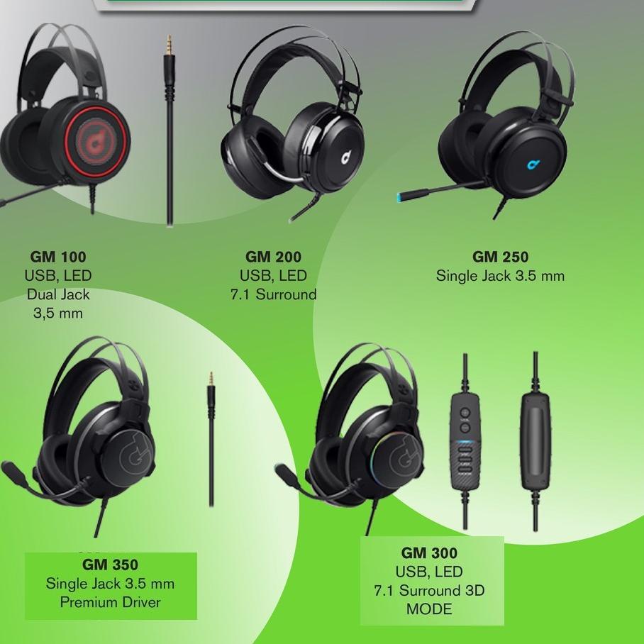 ○ dbE Gaming Headset - GM100 / GM150 / GM180 / GM200 / GM250 / GM300 / GM350 / GM500 ❄