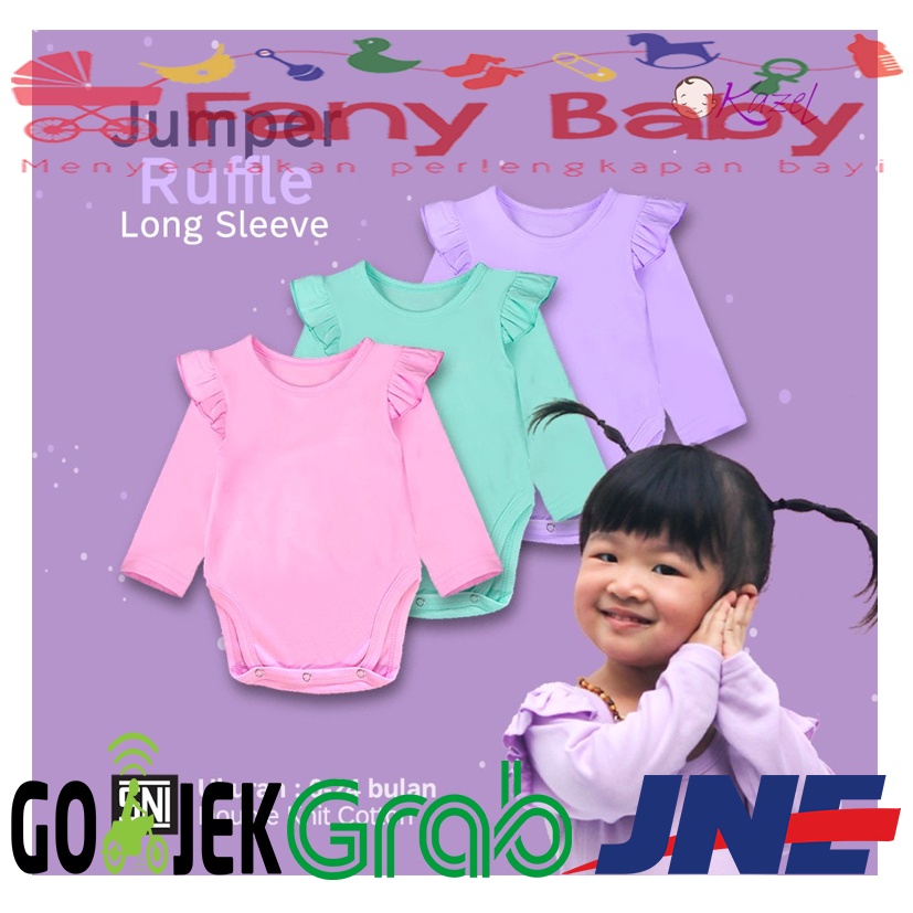 Kazel Ruffle Jumper Long Sleeve 3pcs