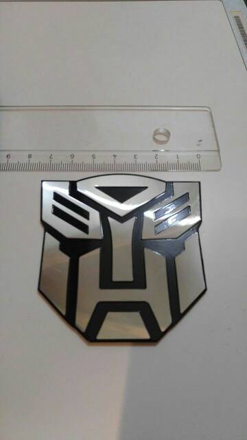 sticker transformer plat aksesoris mobil stiker