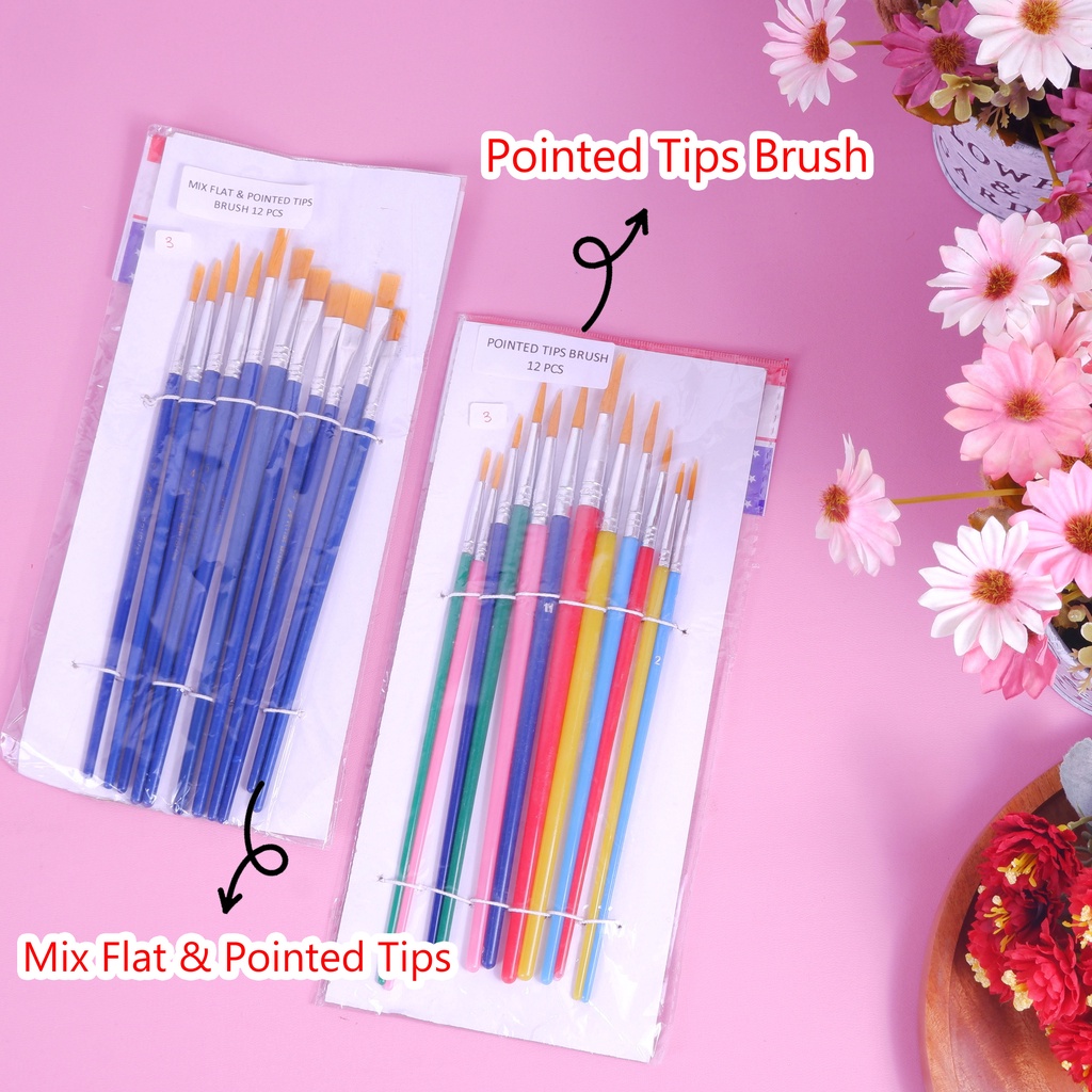 

Pointed Tips Brush /12pcs