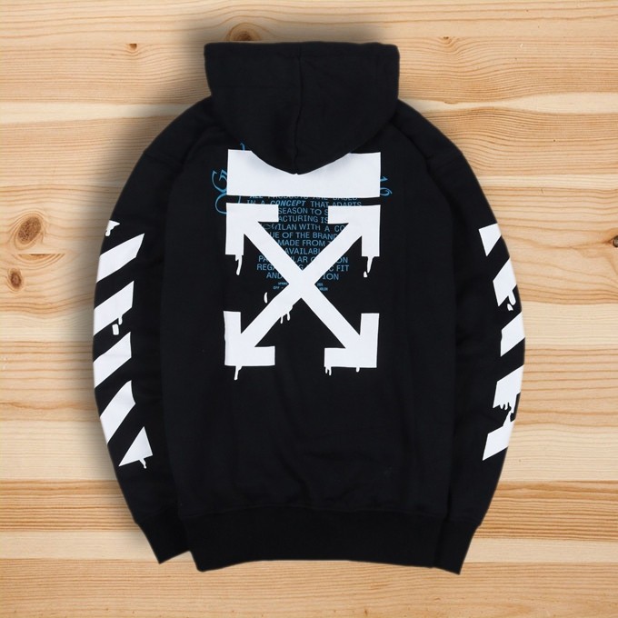 off white diagonal monalisa hoodie