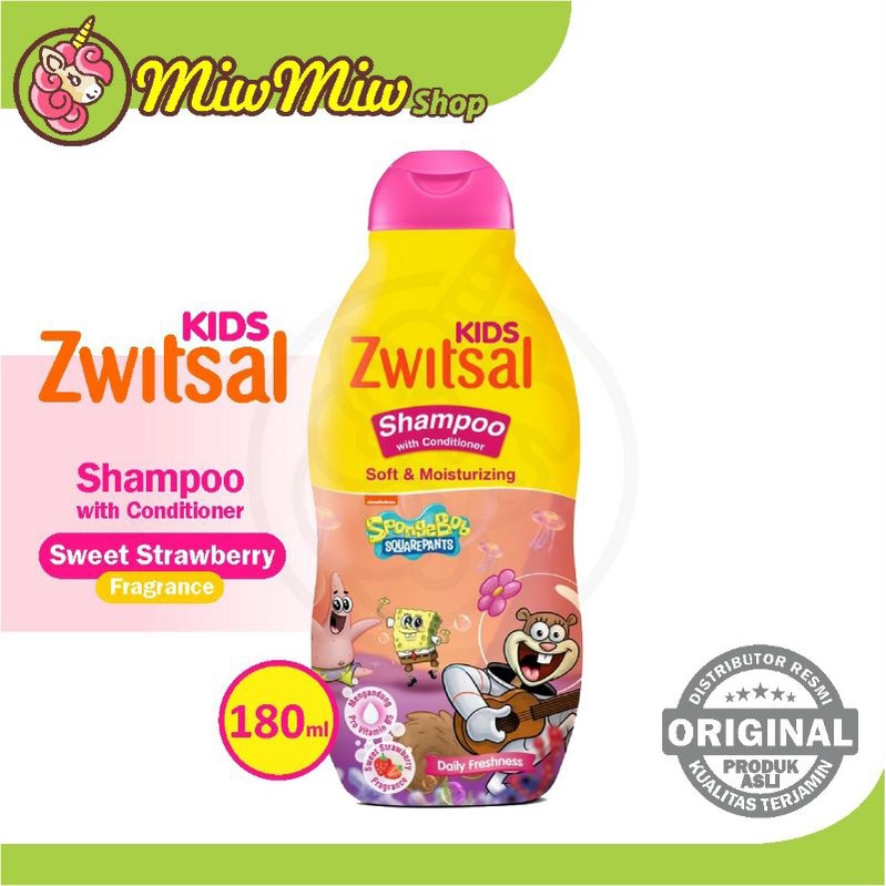 Zwitsal Kids Shampoo and Conditioner 180 ml