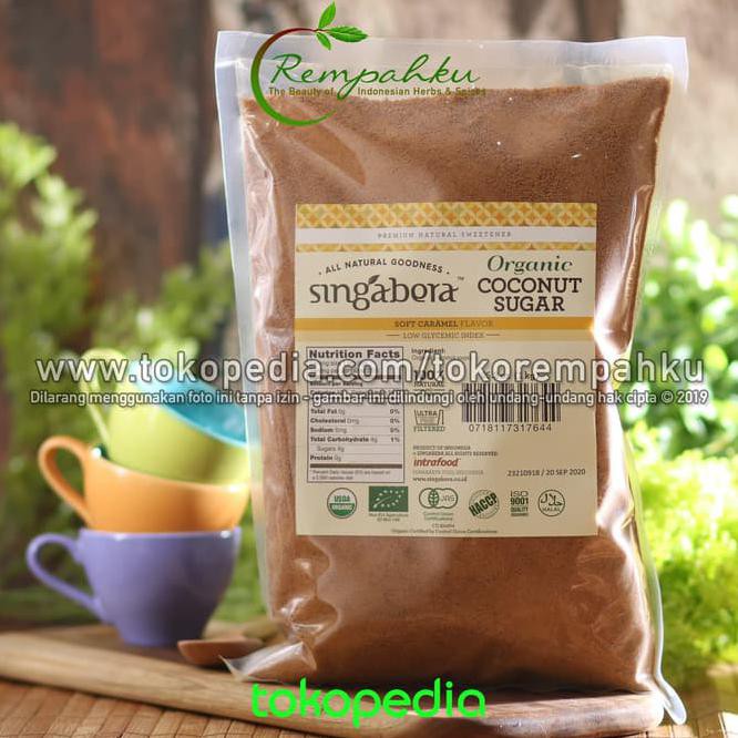 

(Murah!!) Singabera - Organic Coconut Sugar 1kg Gula Kelapa Organik Brown Sugar