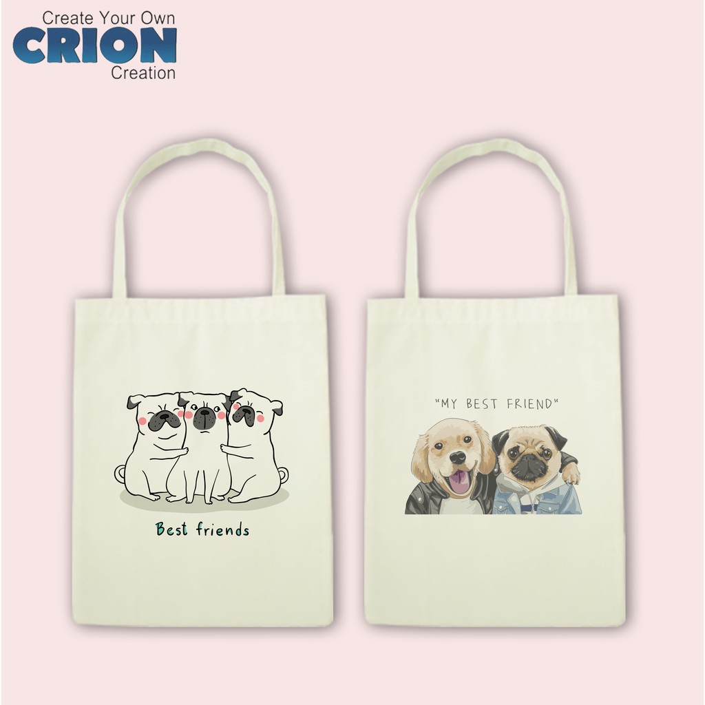 Totebag / Tas Belanja Lucu Friendship Theme - by Crion