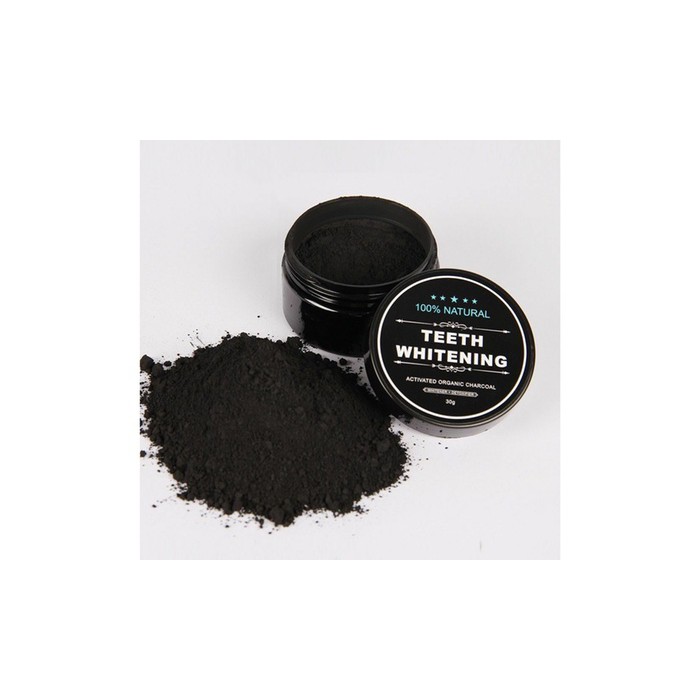 Teeth Whitening Charcoal Powder Pemutih dan Pembersih Gigi