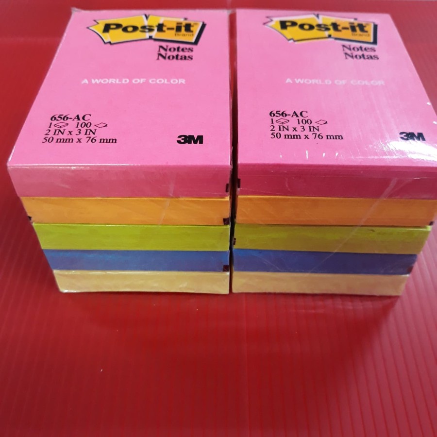 Post it 656 warna/i 3M