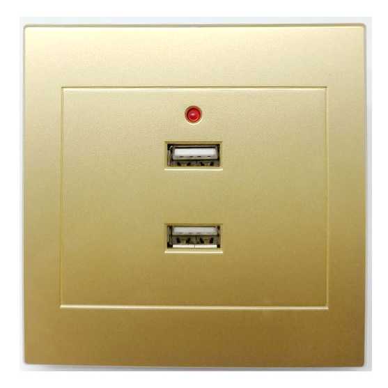 Stop Kontak Dinding USB Wall Socket - ES-USB