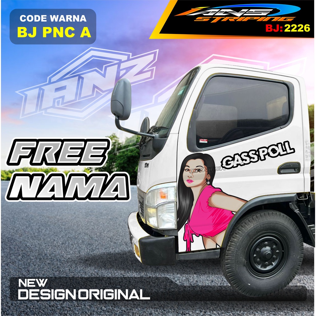 STIKER DECAL PINTU TRUK FUSO RAGASA / DECAL PINTU DUMTRUK  / STIKER MOBIL TRUK / STIKER PINTU TRUK KEREN