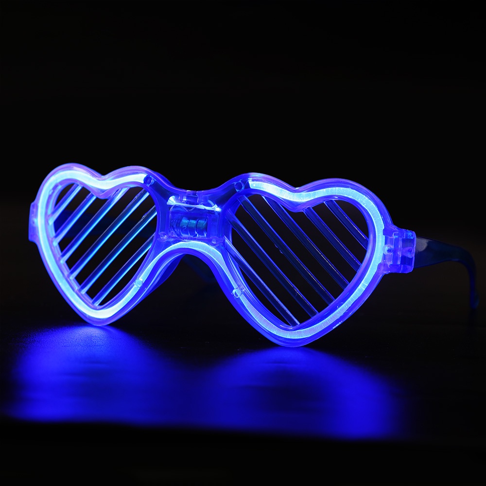 [ 1Pair Stylish LED Glow Cold Light Glasses  Luminous Glasses Party Decoration Eyes Glasses  Cosplay Festival  Glasses ]