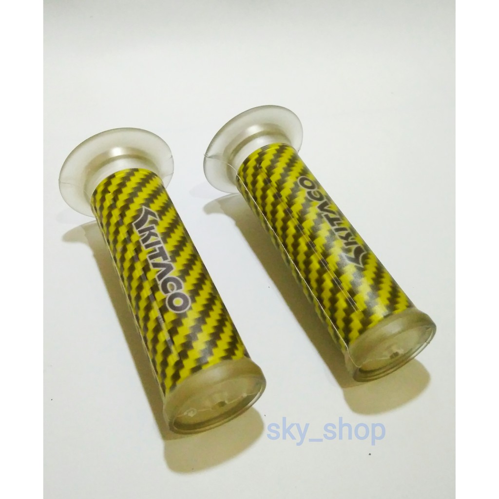 Kitaco Handgrip Handpad Grip Gas Variasi Motif Carbon Motor Universal Vario Mio Xeon Nmax PCX Aerox