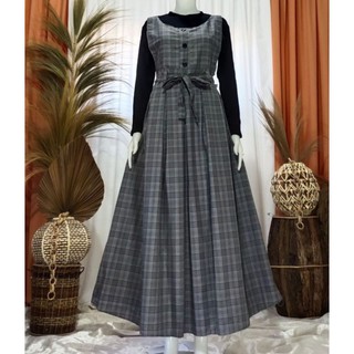 Set Overall  Gamis  Inner Premium Dress Wanita 2022 