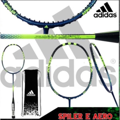 TERLARIS RAKET BADMINTON ADIDAS SPIELER E-AERO ORIGINAL 100% +COVER BERGARANSI