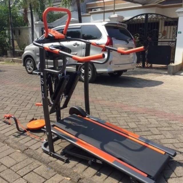 Treadmill manual 6 fungsi orange fc-8003N