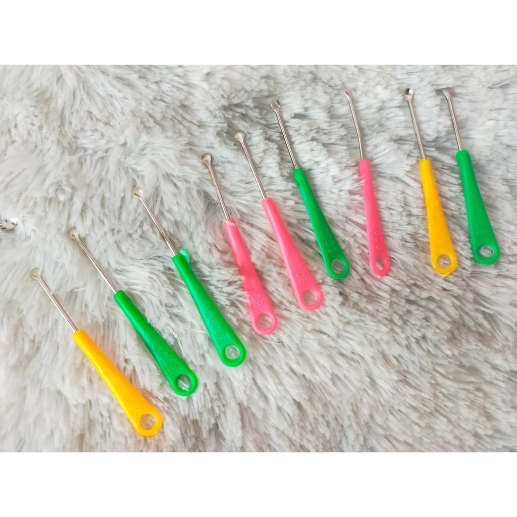 `ღ´ PHINKL `ღ´ korek kuping murah (per pcs) earpick pembersih telinga besi bahan bagus