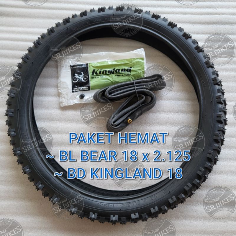 PAKET HEMAT BAN LUAR BAN DALAM 18 x 2.125 Sepeda BMX Mini Lipat
