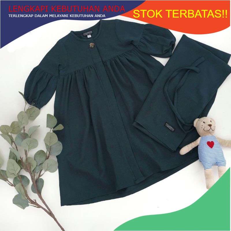 RAMADHAN SALE PROMO GAJIAN / Gamis bayi perempuan aqila 0 6 bulan 1 2 tahun | baju bayi perempuan | 