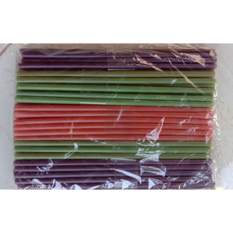 sedotan es, sedotan plastik, sedotan warna
