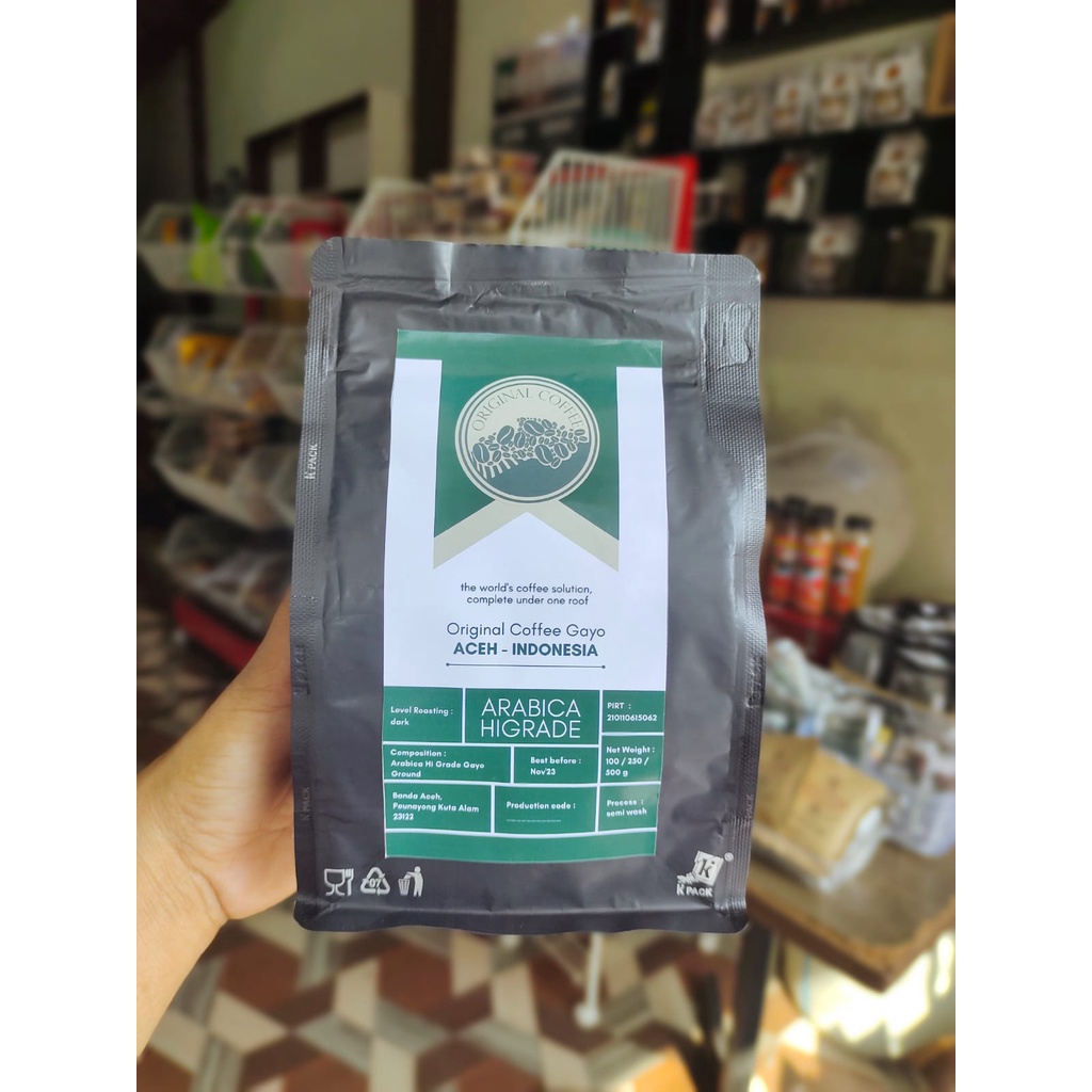 

Original Coffee Bubuk Kopi Arabica Gayo Hi Grade Ground 250gr