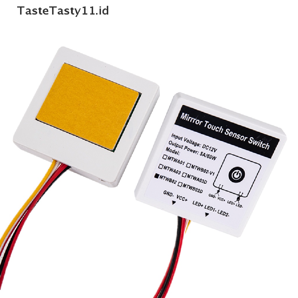 (TasteTasty) Lampu Cermin LED 12V 5A Dengan Sensor Sentuh Untuk Kamar Mandi