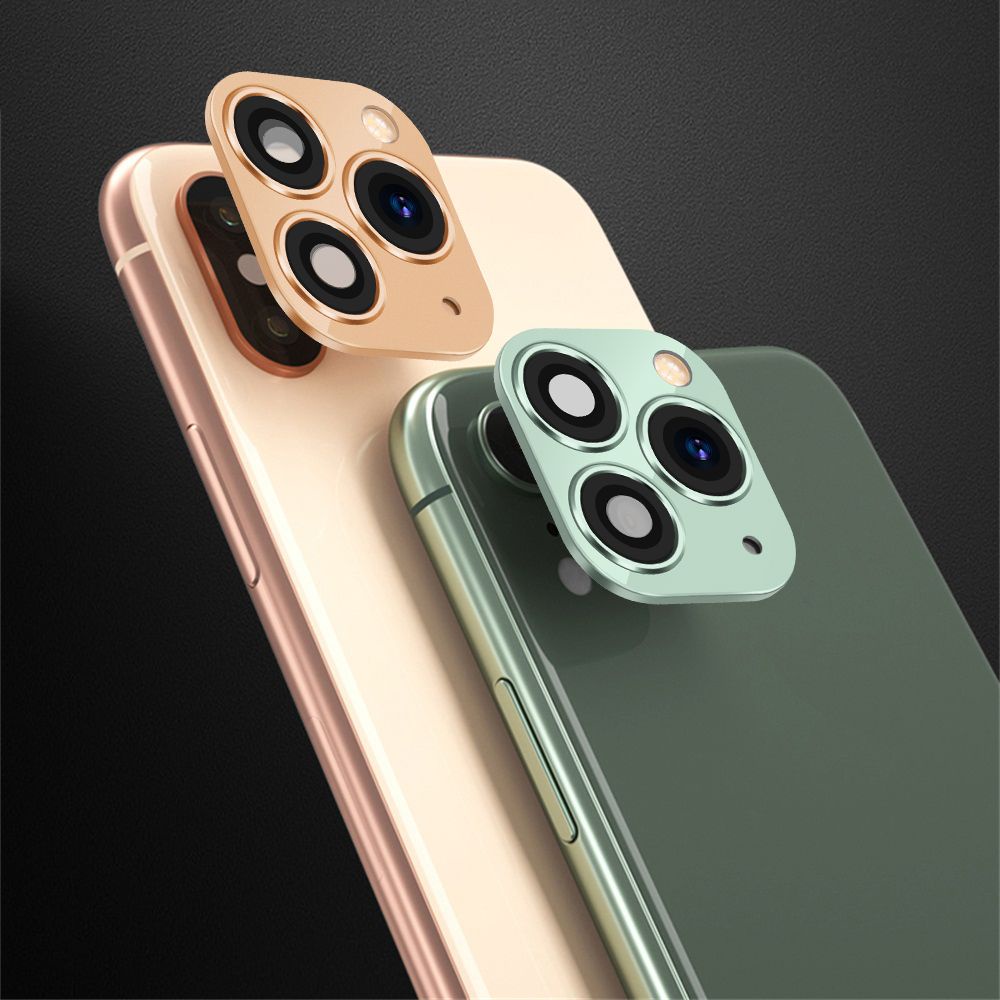 TOP (hadiah gratis - lens protector) Kamera Sticker Mobile Seconds Perubahan untuk iPhone XR X ke iPhone 11 Pro Max Phone Upgrade Support Flash Screen Protector Case