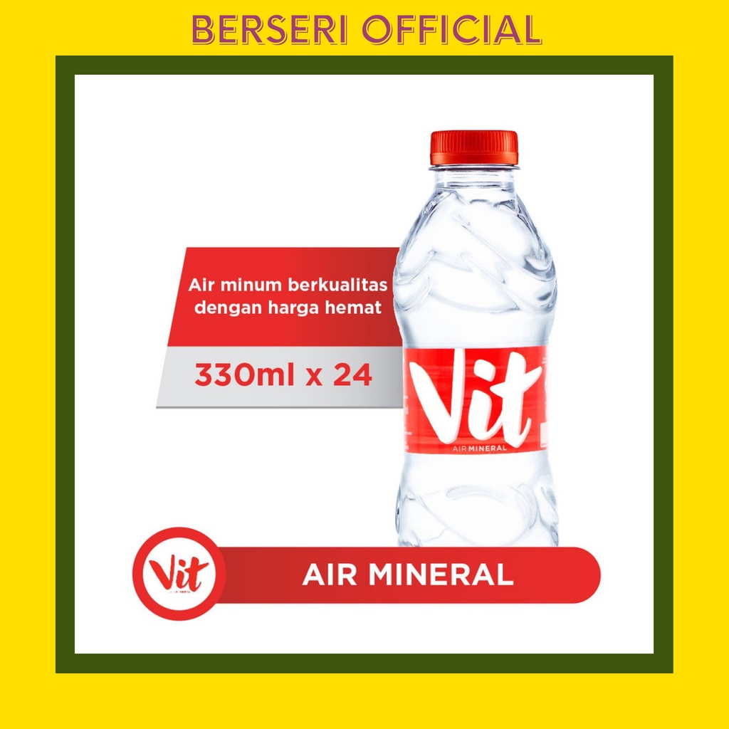 

VIT Air Mineral 330 ml x 24 botol (1 box)