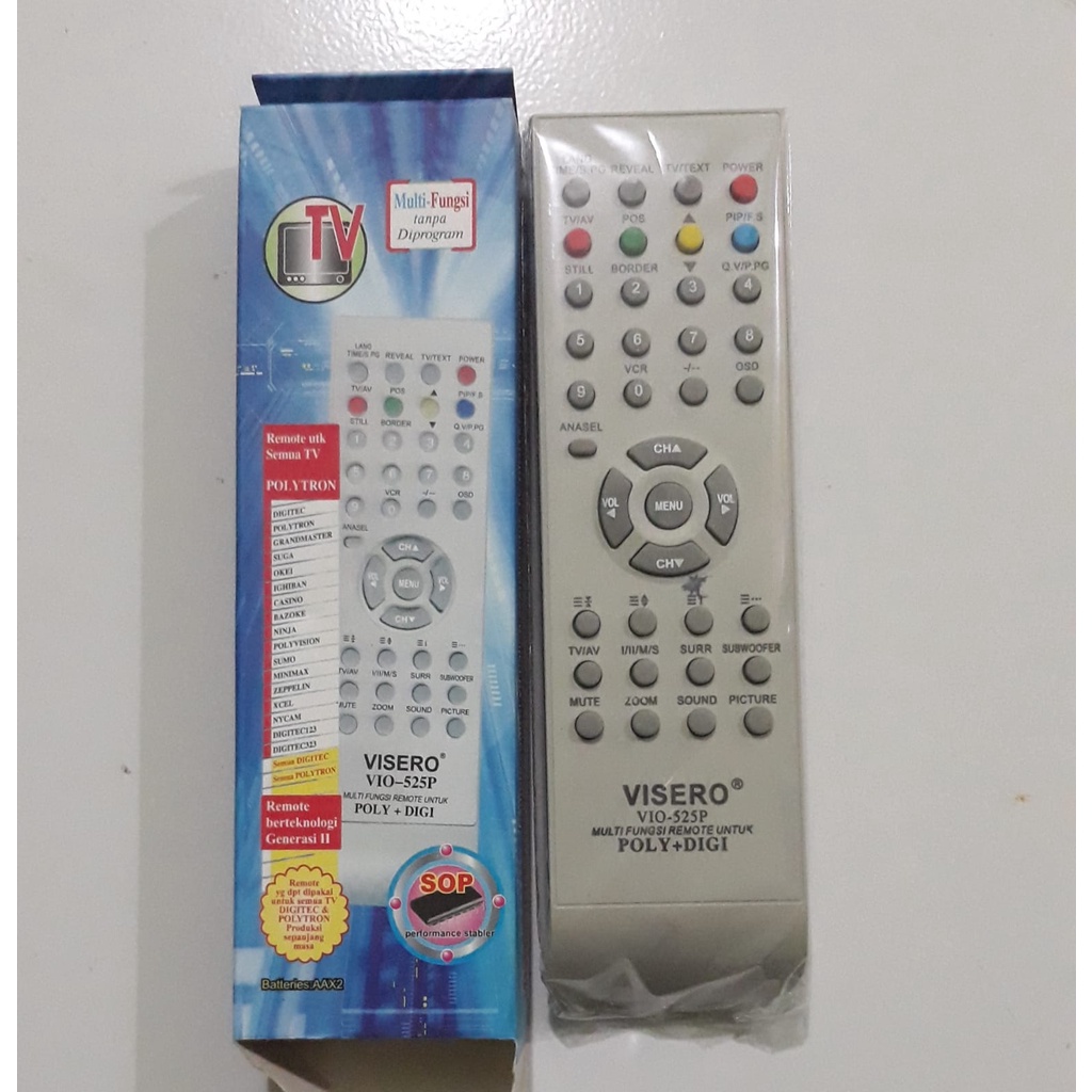 Remot TV Polytron - Digitec Remote Visero Vio-525P
