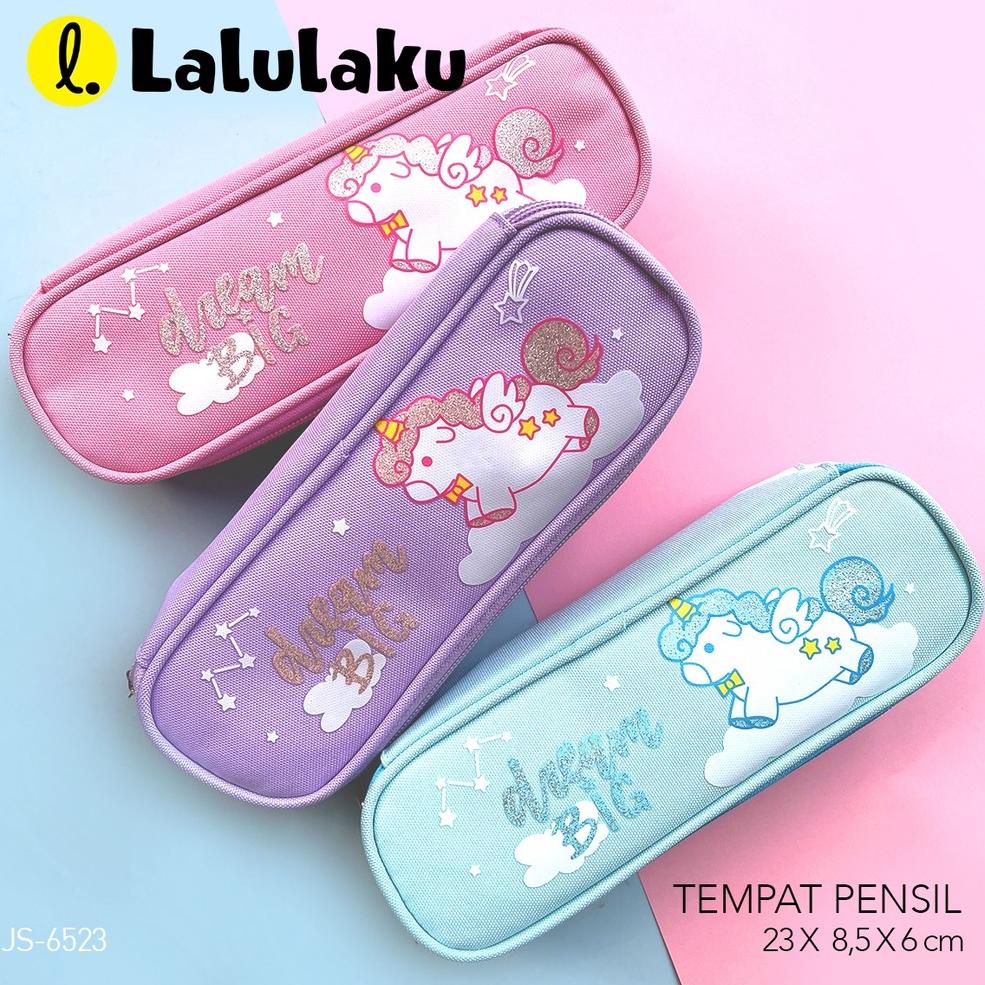 

jpy-01 Tempat Pensil JS6523 Unicorn Kotak Pensil Lucu Karakter Anak Perempuan .,,.,.,