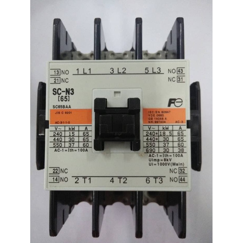 magnetic kontaktor fuji scn3 sc-n3 FUJI SC-N3 SCN3