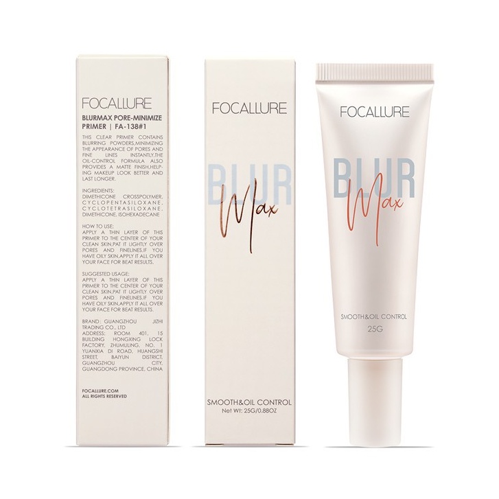 (READY &amp; ORI) Focallue  Blurmax And Glowmax Pore-minimize Primer FA138 FA 138 waterproof tahan lama viral