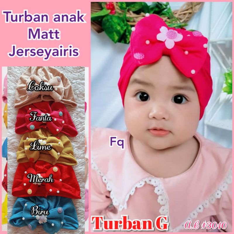 {COD TERMURAH} CIPUT TURBAN BAYI ANAK MOTIF PITA