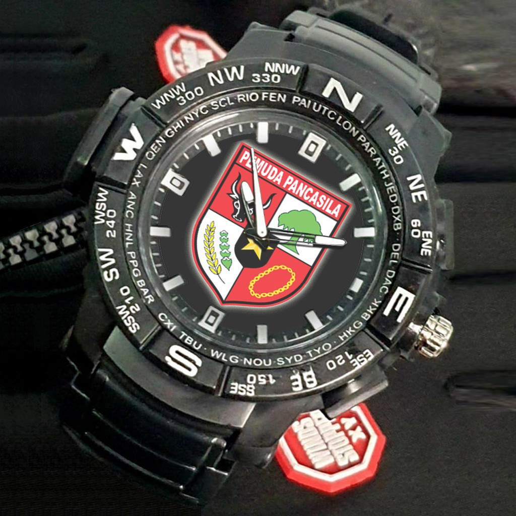 (EXCLUSIVE) Jam Tangan PEMUDA PANCASILA motif 3 Sport Bagus