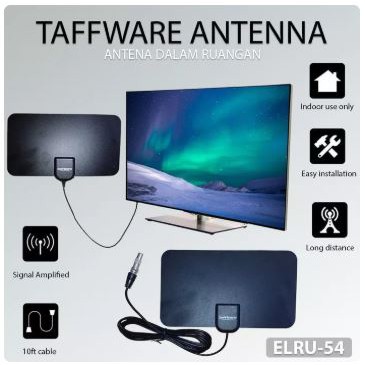 TALFWARE ANTENA TV - ANTENA TV TIPIS SINYAL KUAT MUDAH DIPASANG