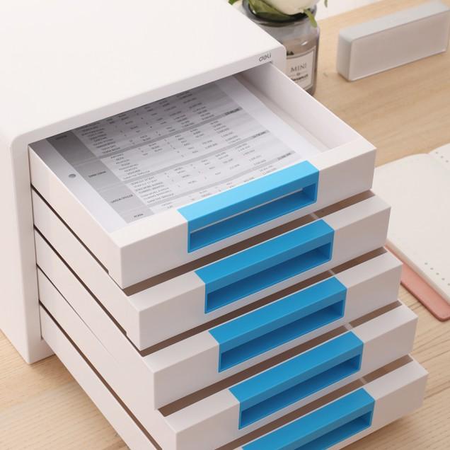 

DELI FILE KABINET BIRU/PINK, BAHAN PLASTIK, 5RUANG PENYIMPANAN EZ010XX