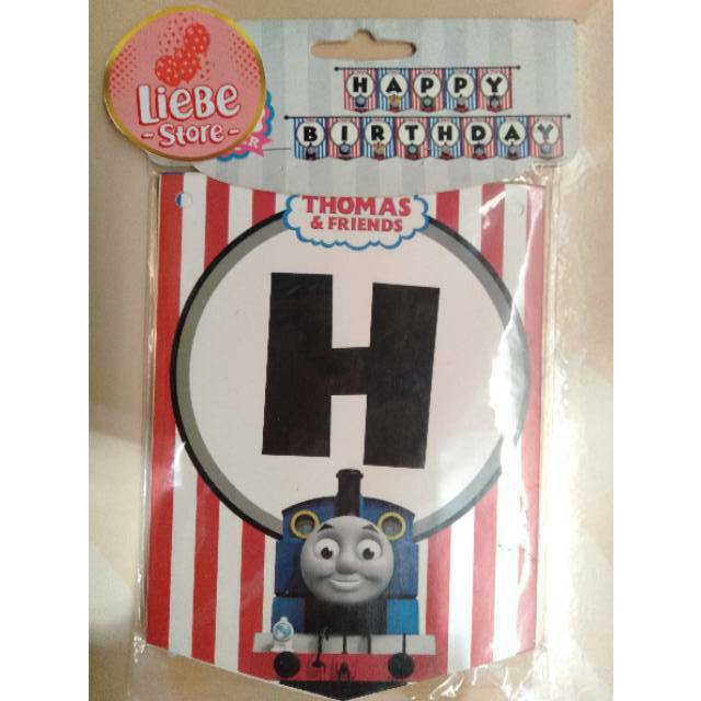 BUNTING FLAG BANNER HBD THOMAS/HIASAN ULTAH
