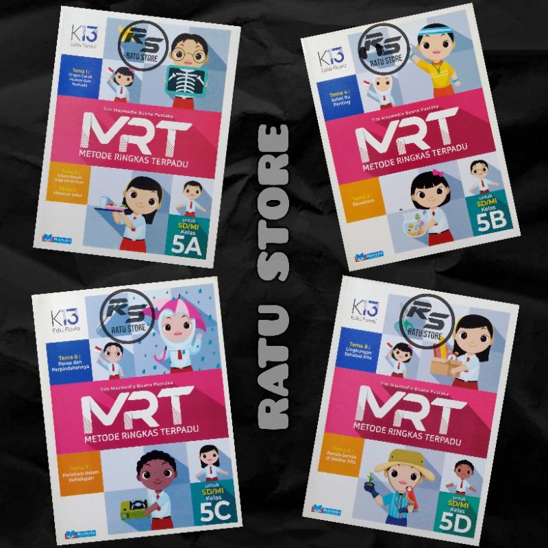 Jual Buku Mrt Sd Kelas Jilid A B C D Kurikulum Revisi Original Masmedia Shopee