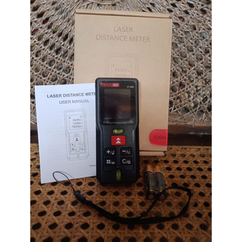 100m Laser Distance Meter / Meteran Laser PRAYATECH 100m Digital