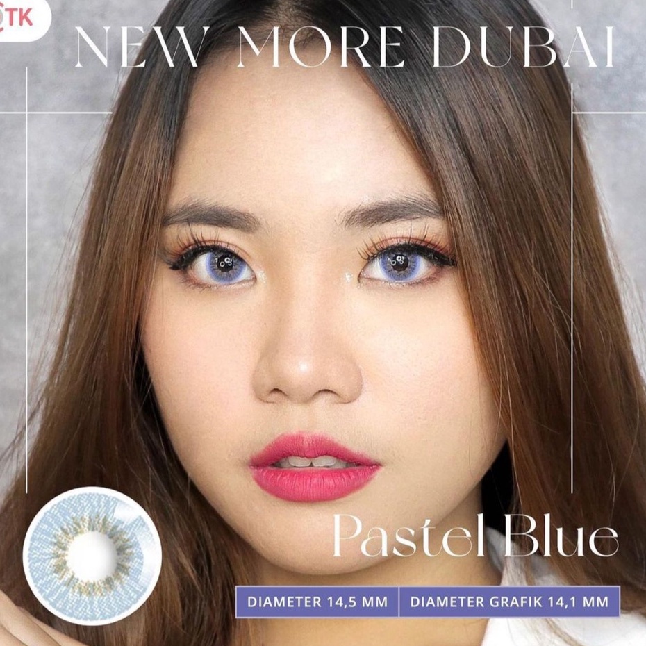 Softlens New More Dubai 14.5mm | Minus 2.50 s/d 4.25 + FREE LENSCASE - KASIMURA