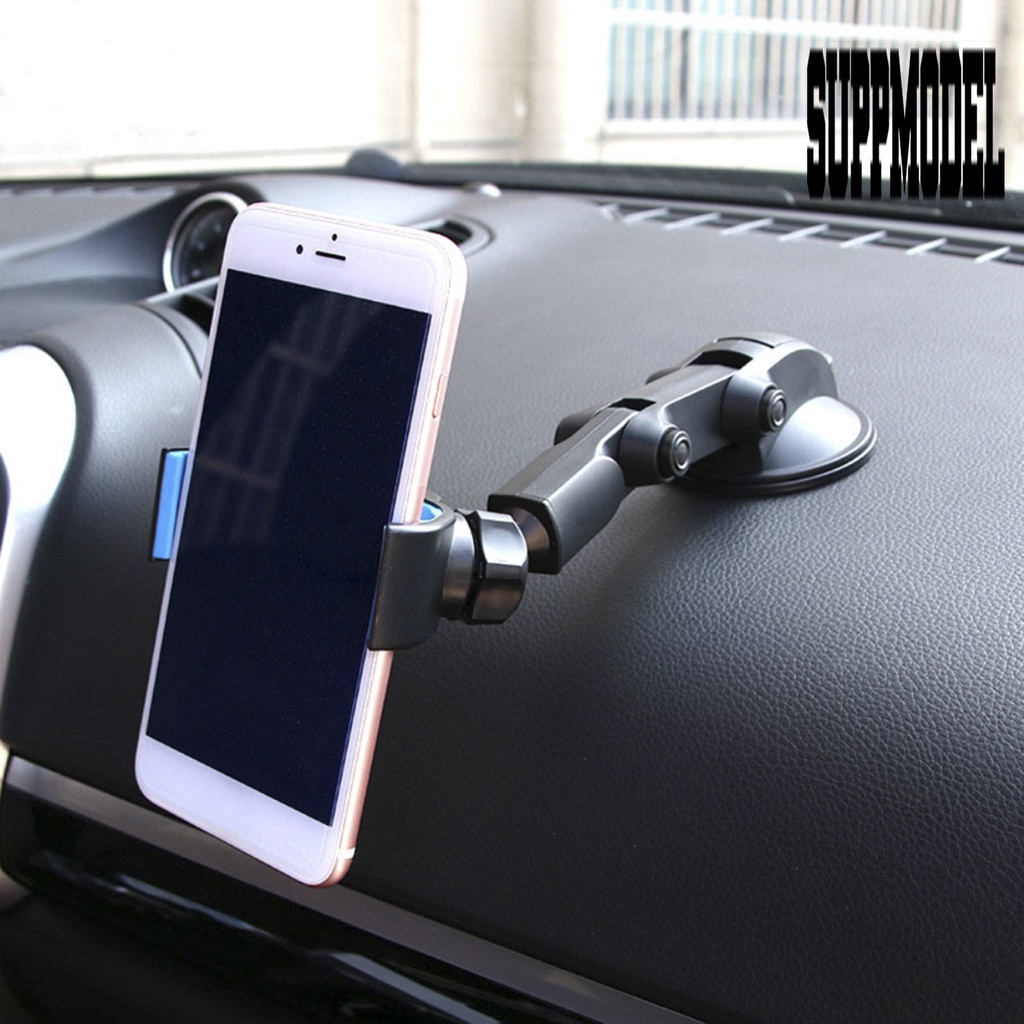 Stand Holder Handphone Universal Dapat Dilipat 360 Derajat Untuk Kaca Depan Mobil